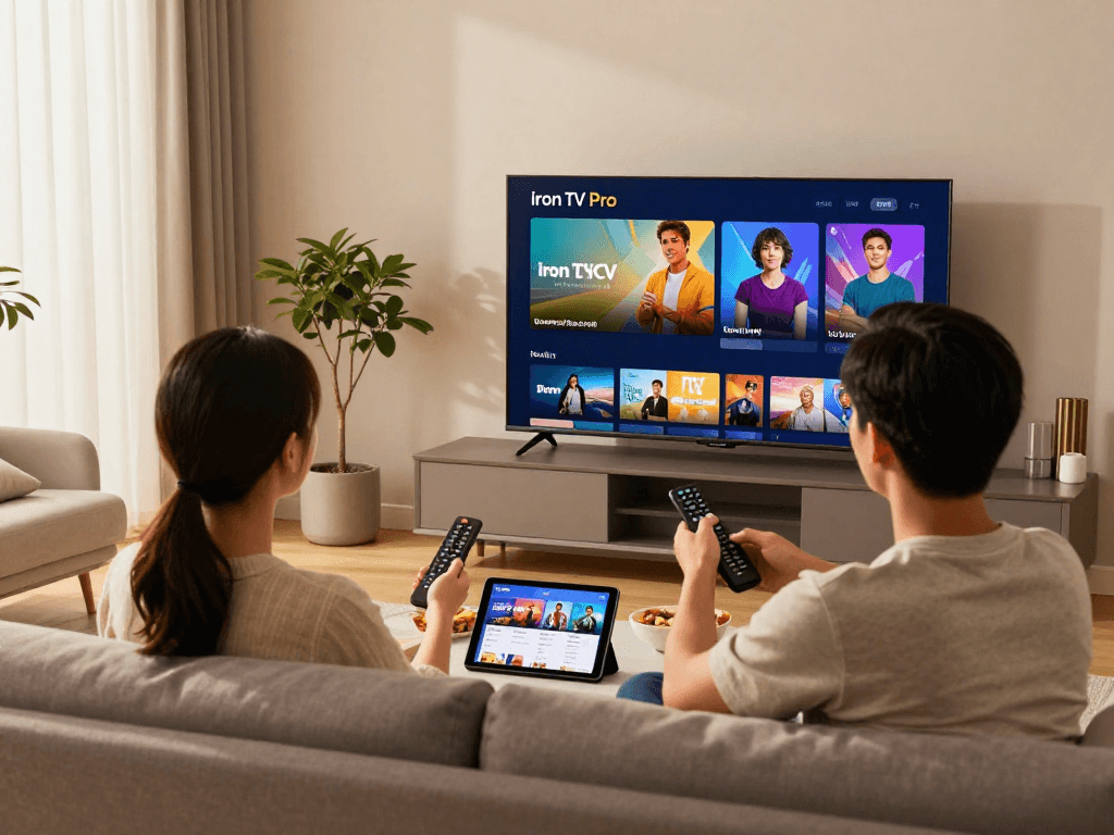 Abonnement Iron TV offrant un streaming de qualité avec une expérience de visionnage immersive et agréable